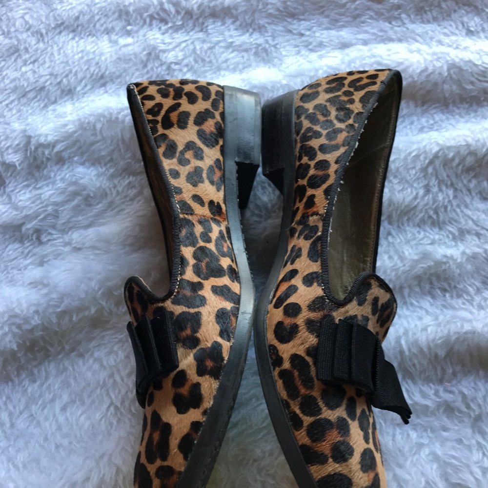 Leopard print w/grosgrain bow hairlike material - Picture 8 of 8